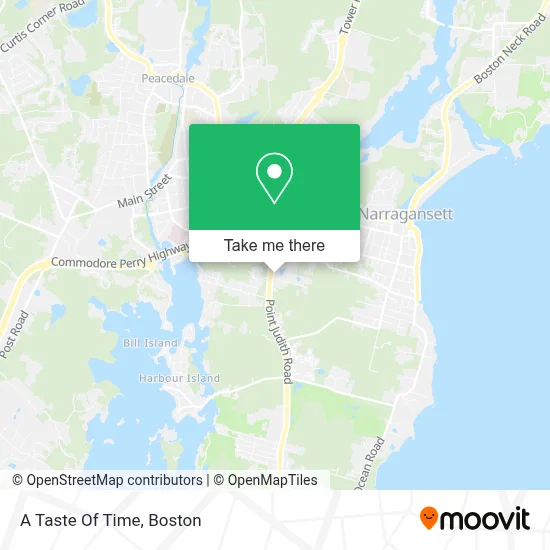 A Taste Of Time map