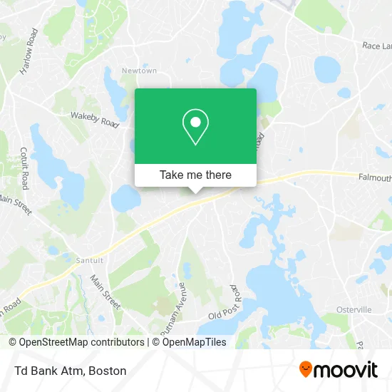 Td Bank Atm map