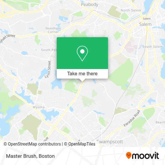 Master Brush map
