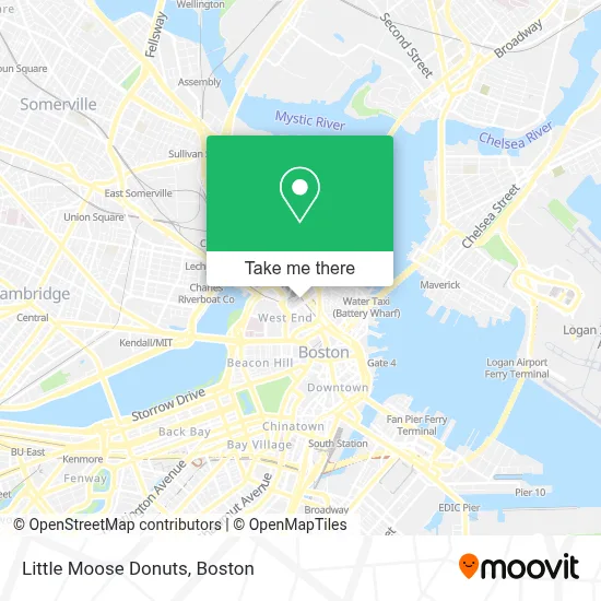 Little Moose Donuts map