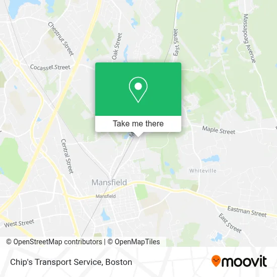 Chip's Transport Service map