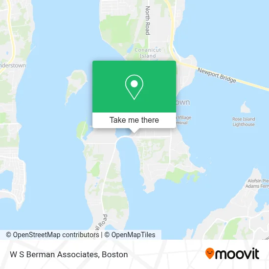 W S Berman Associates map