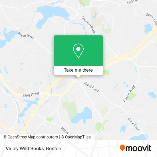 Valley Wild Books map