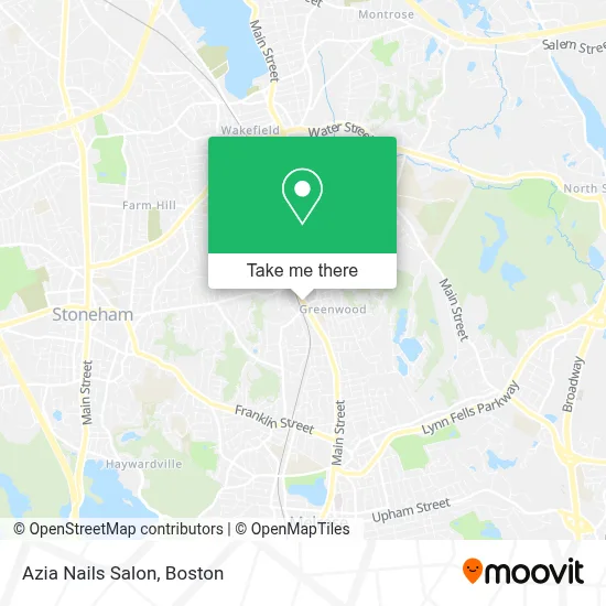 Azia Nails Salon map