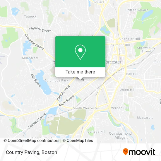 Country Paving map