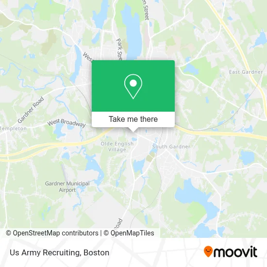 Us Army Recruiting map