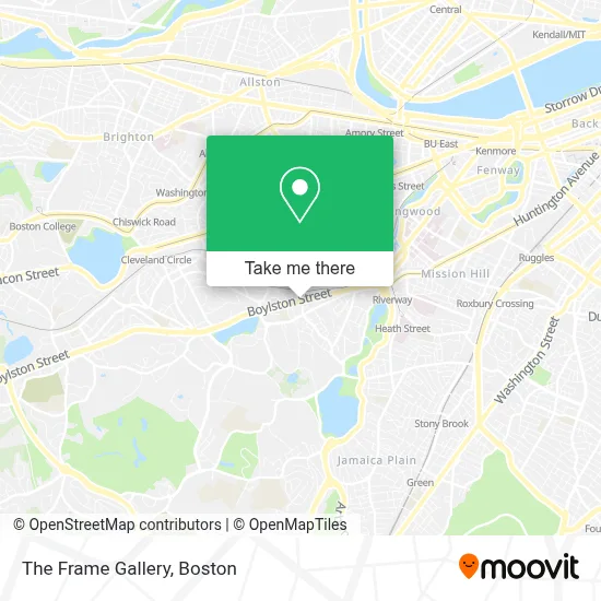The Frame Gallery map