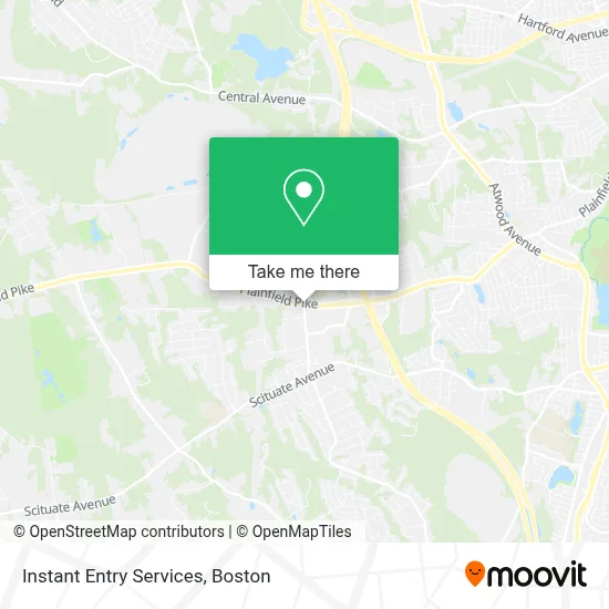 Instant Entry Services map