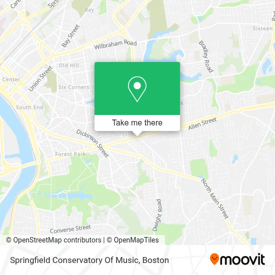 Springfield Conservatory Of Music map