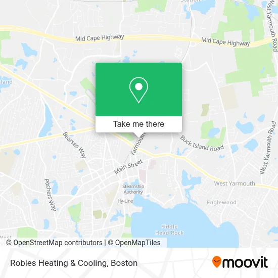Robies Heating & Cooling map