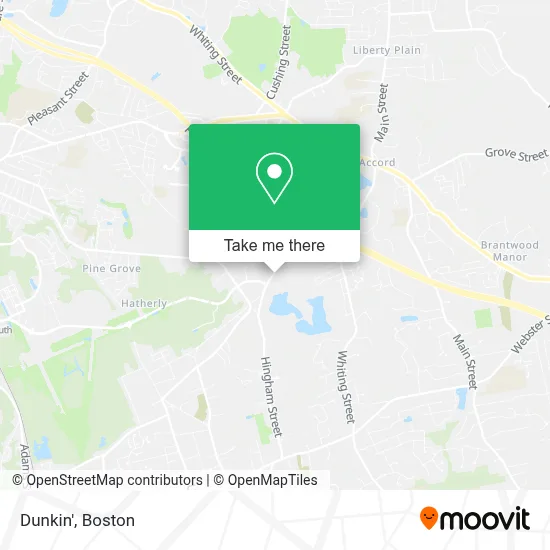 Dunkin' map