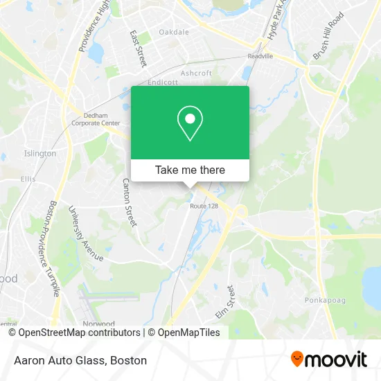 Aaron Auto Glass map