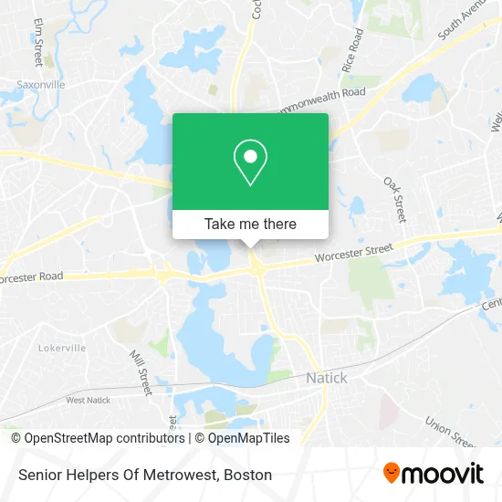 Senior Helpers Of Metrowest map