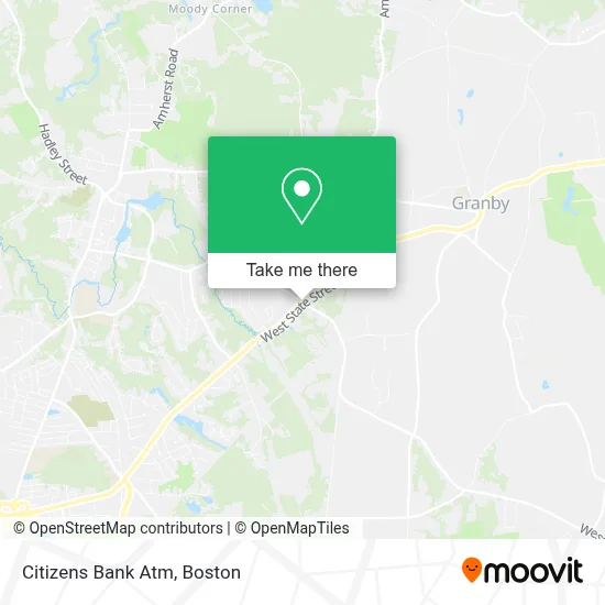 Citizens Bank Atm map