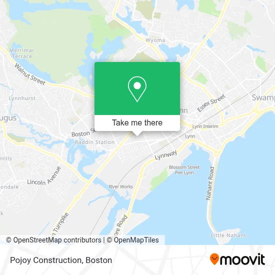 Pojoy Construction map