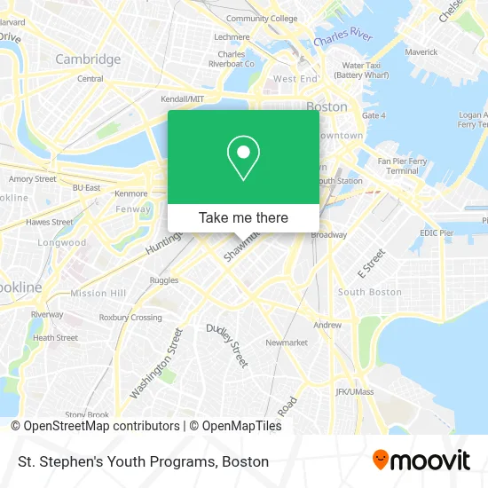 St. Stephen's Youth Programs map