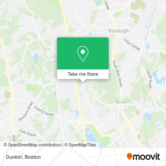 Dunkin' map