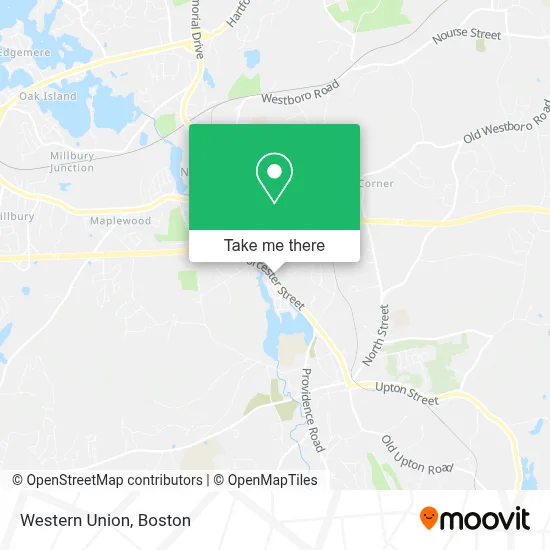 Western Union map