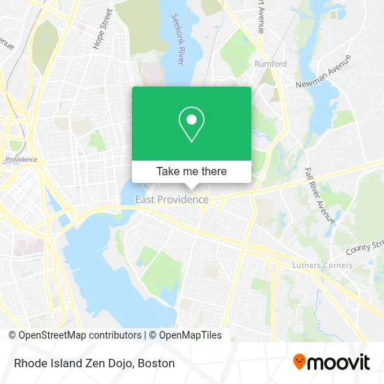 Rhode Island Zen Dojo map