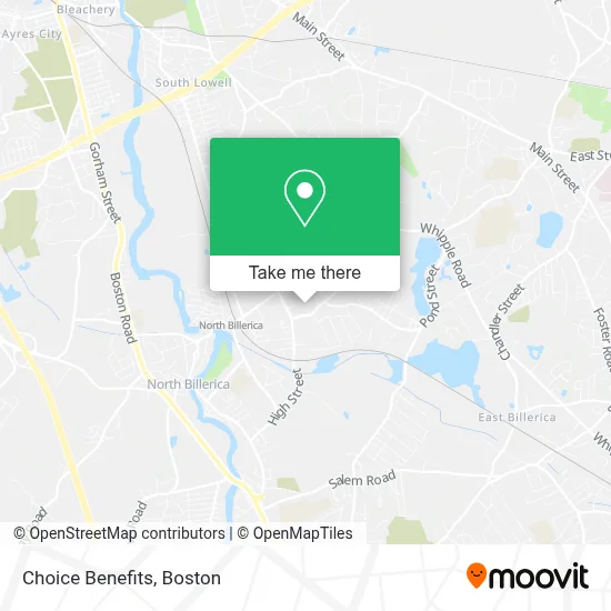 Choice Benefits map