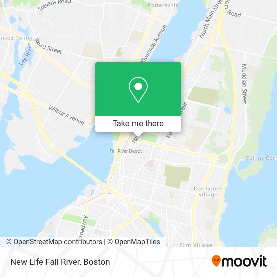 New Life Fall River map