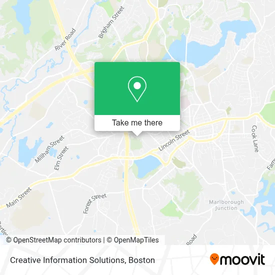 Creative Information Solutions map