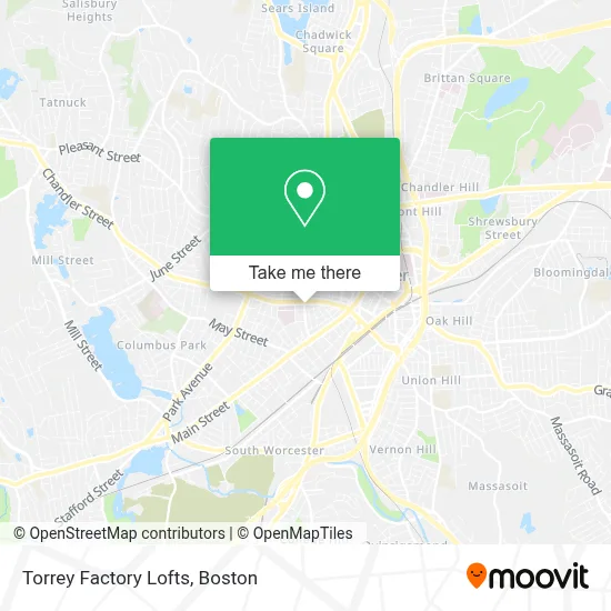 Torrey Factory Lofts map