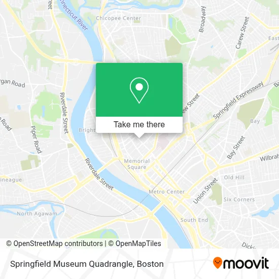 Springfield Museum Quadrangle map