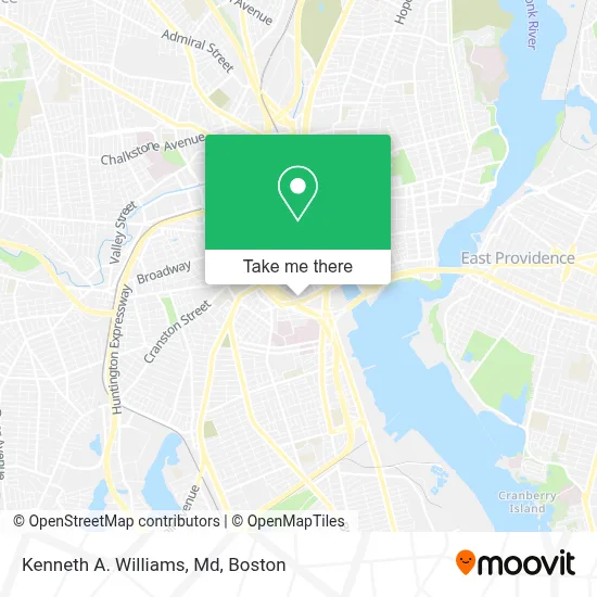 Kenneth A. Williams, Md map
