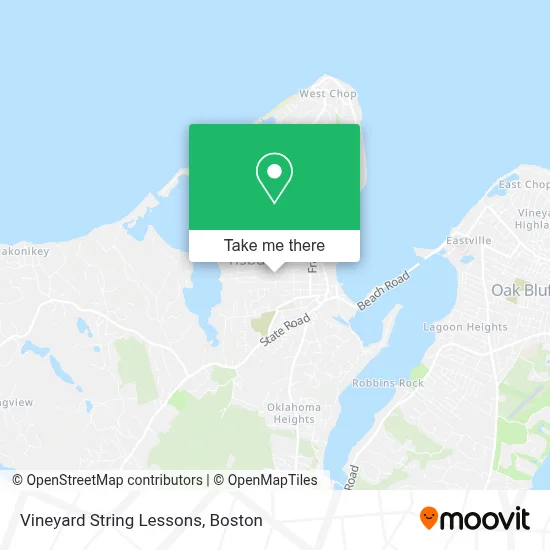 Vineyard String Lessons map
