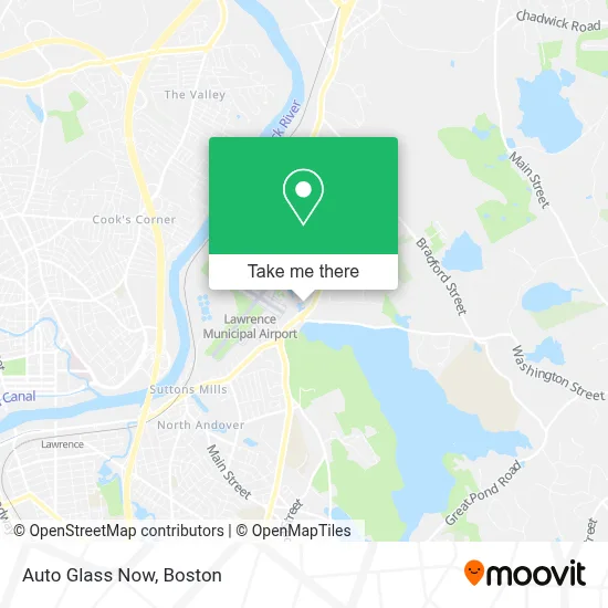 Auto Glass Now map