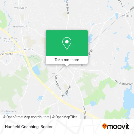 Hadfield Coaching map