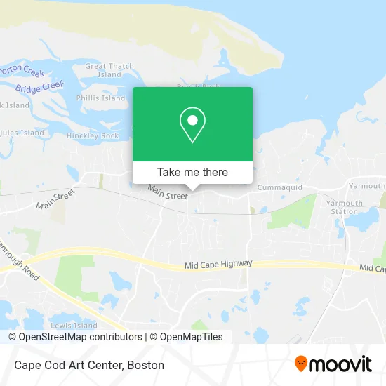 Cape Cod Art Center map