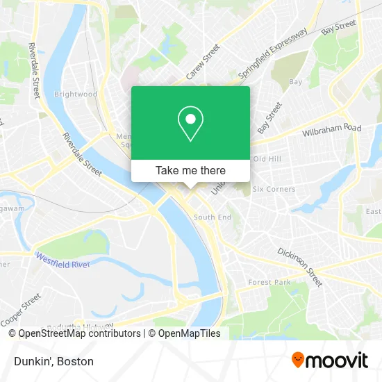 Dunkin' map