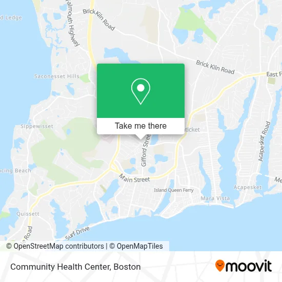 Community Health Center map