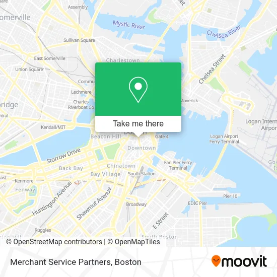 Merchant Service Partners map
