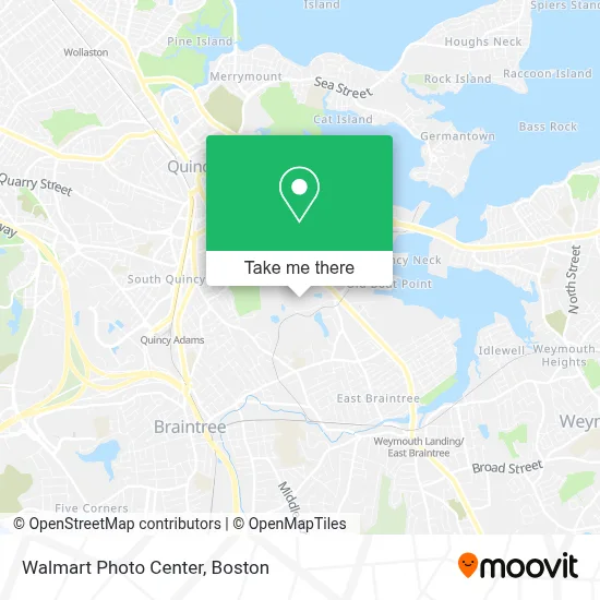 Walmart Photo Center map