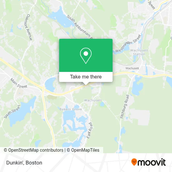 Dunkin' map