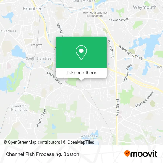 Channel Fish Processing map