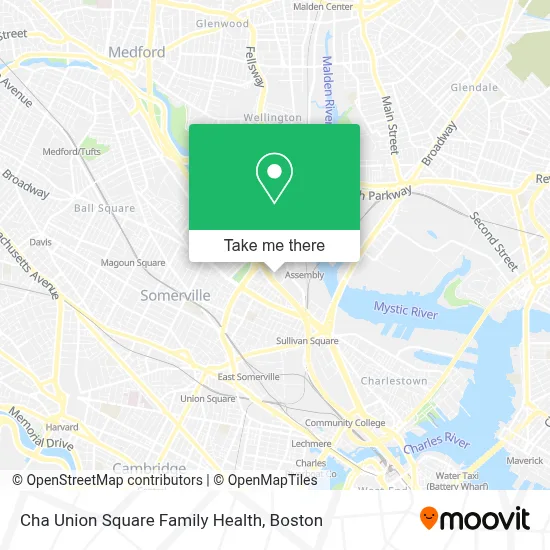 Cha Union Square Family Health map
