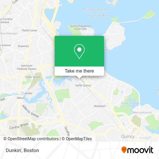 Dunkin' map
