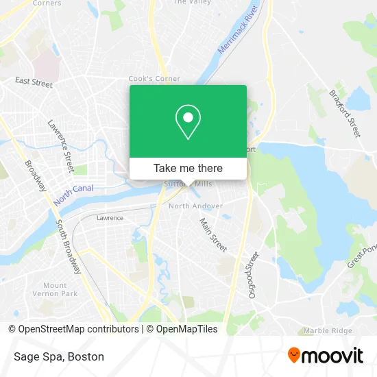 Sage Spa map