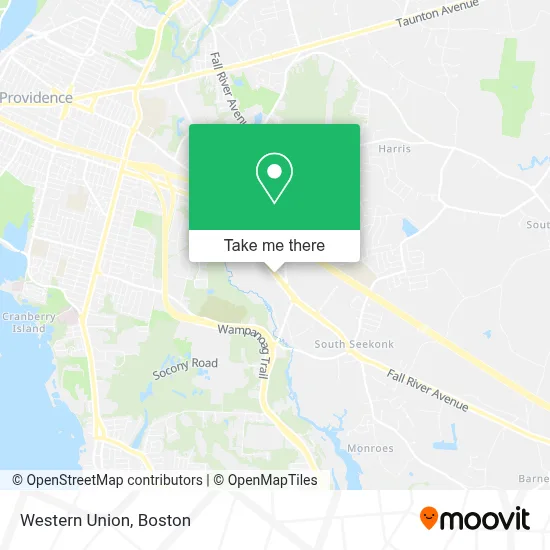 Western Union map