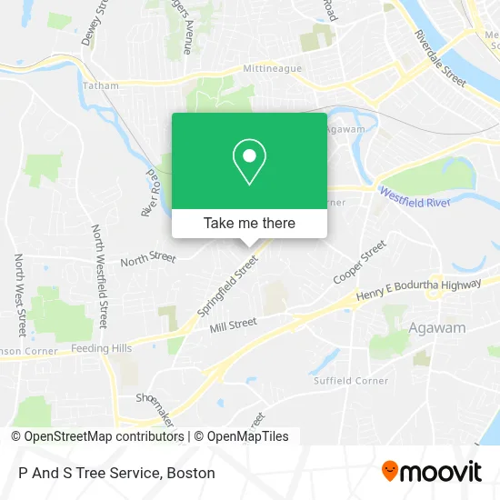 P And S Tree Service map