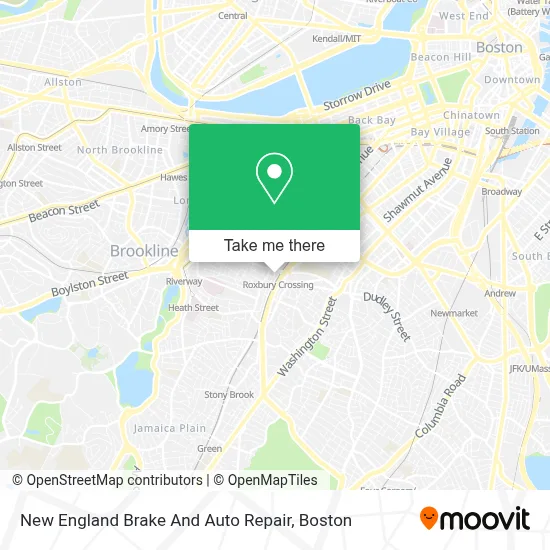 New England Brake And Auto Repair map