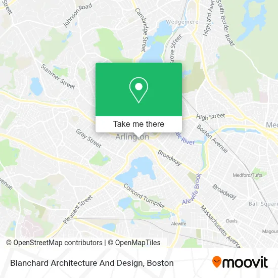 Blanchard Architecture And Design map