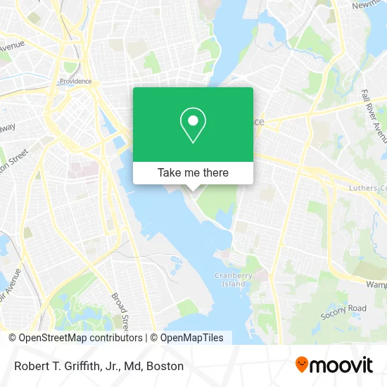 Robert T. Griffith, Jr., Md map
