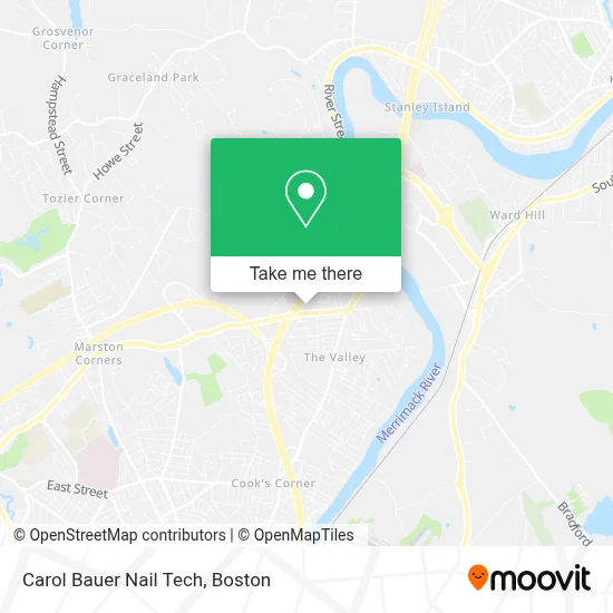 Carol Bauer Nail Tech map