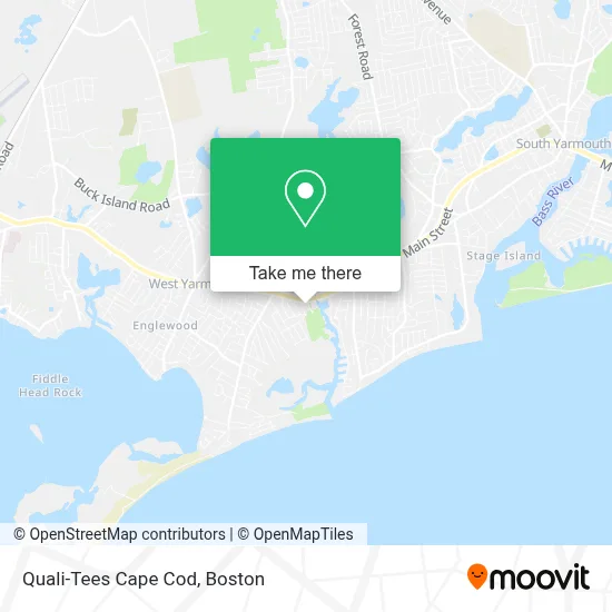 Quali-Tees Cape Cod map