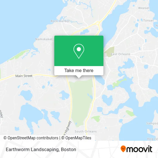 Earthworm Landscaping map